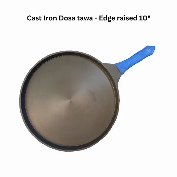 Cast Iron Dosa tawa - Edge raised 10"